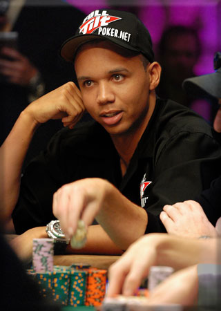 Phil Ivey in playing poker